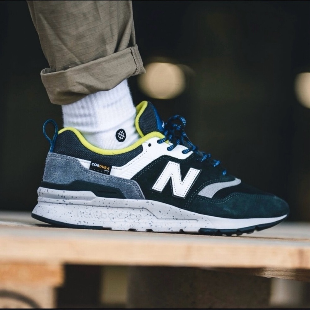 Balance 997H Suede/Cordura Men’s  10.5 Green Yellow Dark Gray